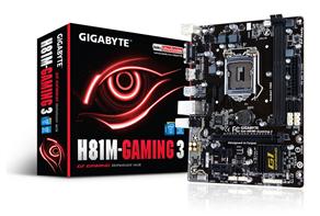 MAINBOARD GIGABYTE GA H81M-Gaming 3